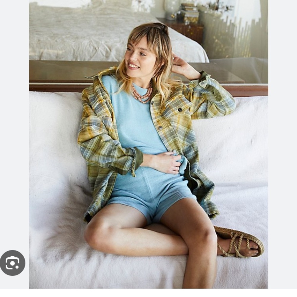 Free People Beach Malibu shorts **light blue color from first pic**
